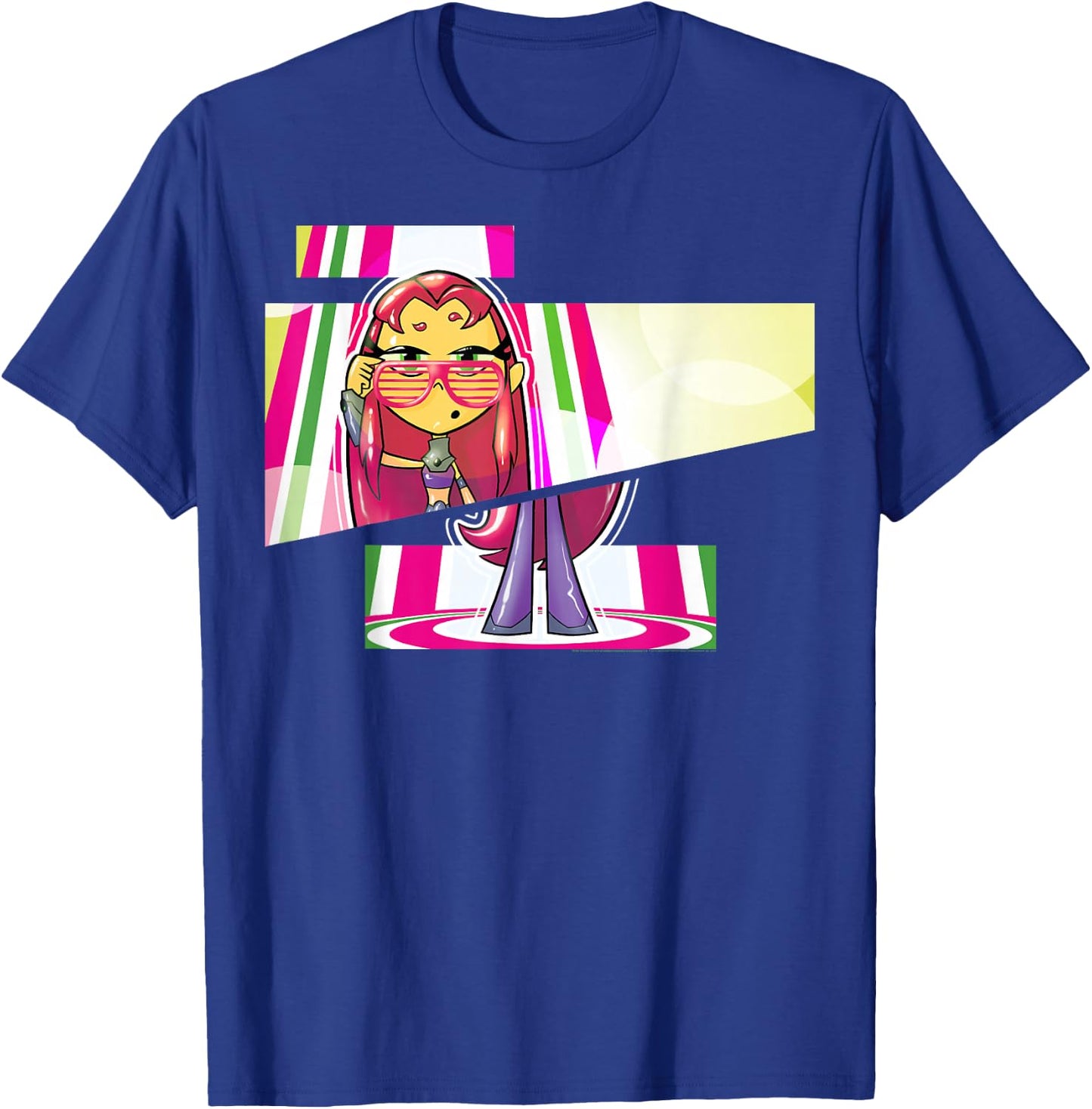 DC Comics Teen Titans Go! Starfire Cut Panels T-Shirt - T-Shirt | Royal