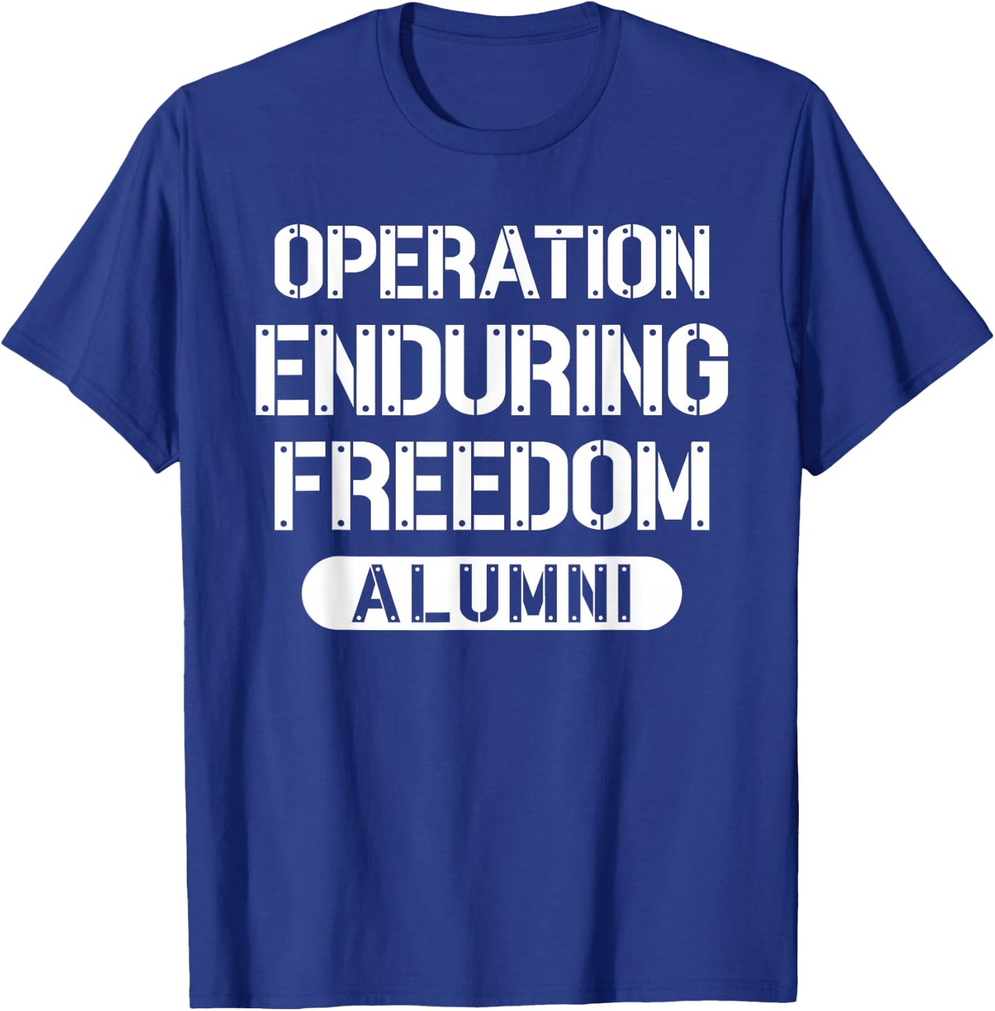 Operation Enduring Freedom Alumni Afghanistan OEF Veteran T-Shirt - T-Shirt | Royal