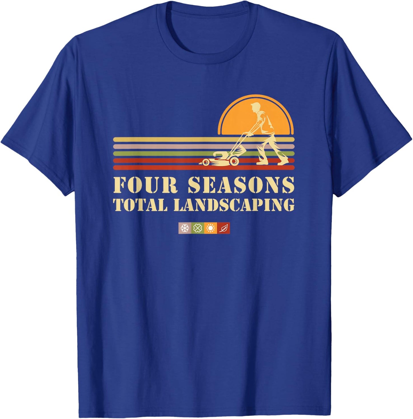 Four season total landscaping sunset vintage T-Shirt - T-Shirt | Royal