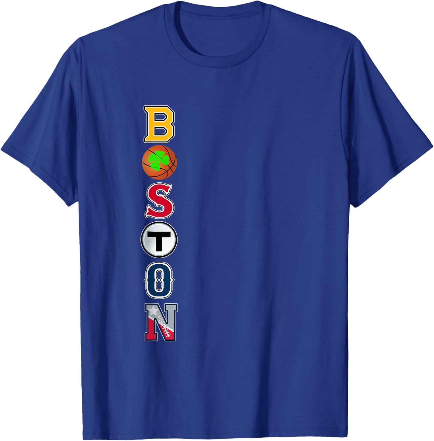 Bawston Townie Sports Team Fan Boston Mass New England Pride T-Shirt - T-Shirt | Royal