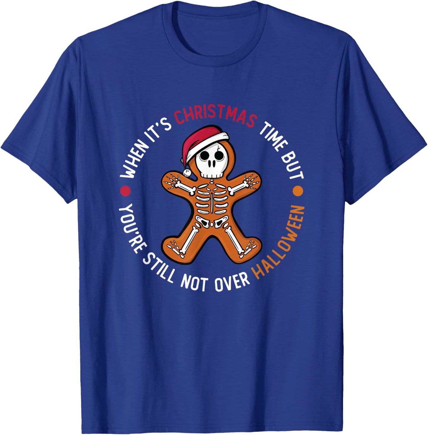 Gingerbread Man Holiday Baking Christmas Gingerbread Cookie T-Shirt - T-Shirt | Royal
