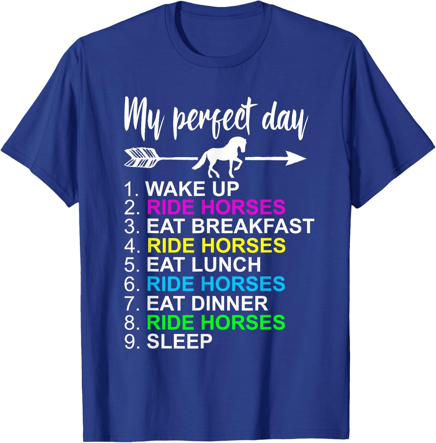Horse Lover Shirt Horseback Riding Horse Lover Gift T-Shirt - T-Shirt | Royal