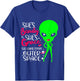 Outer Space Alien Costume Women T-Shirt - T-Shirt | Royal