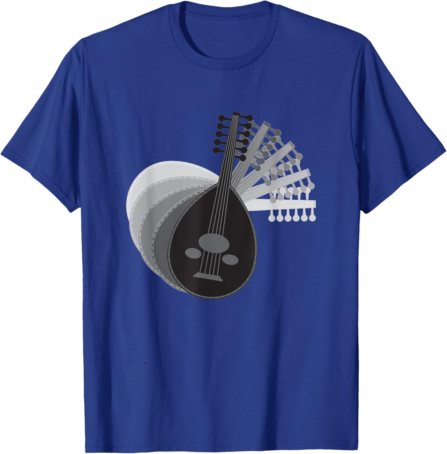 Oud Musical Instrument Design: T-Shirt - T-Shirt | Royal