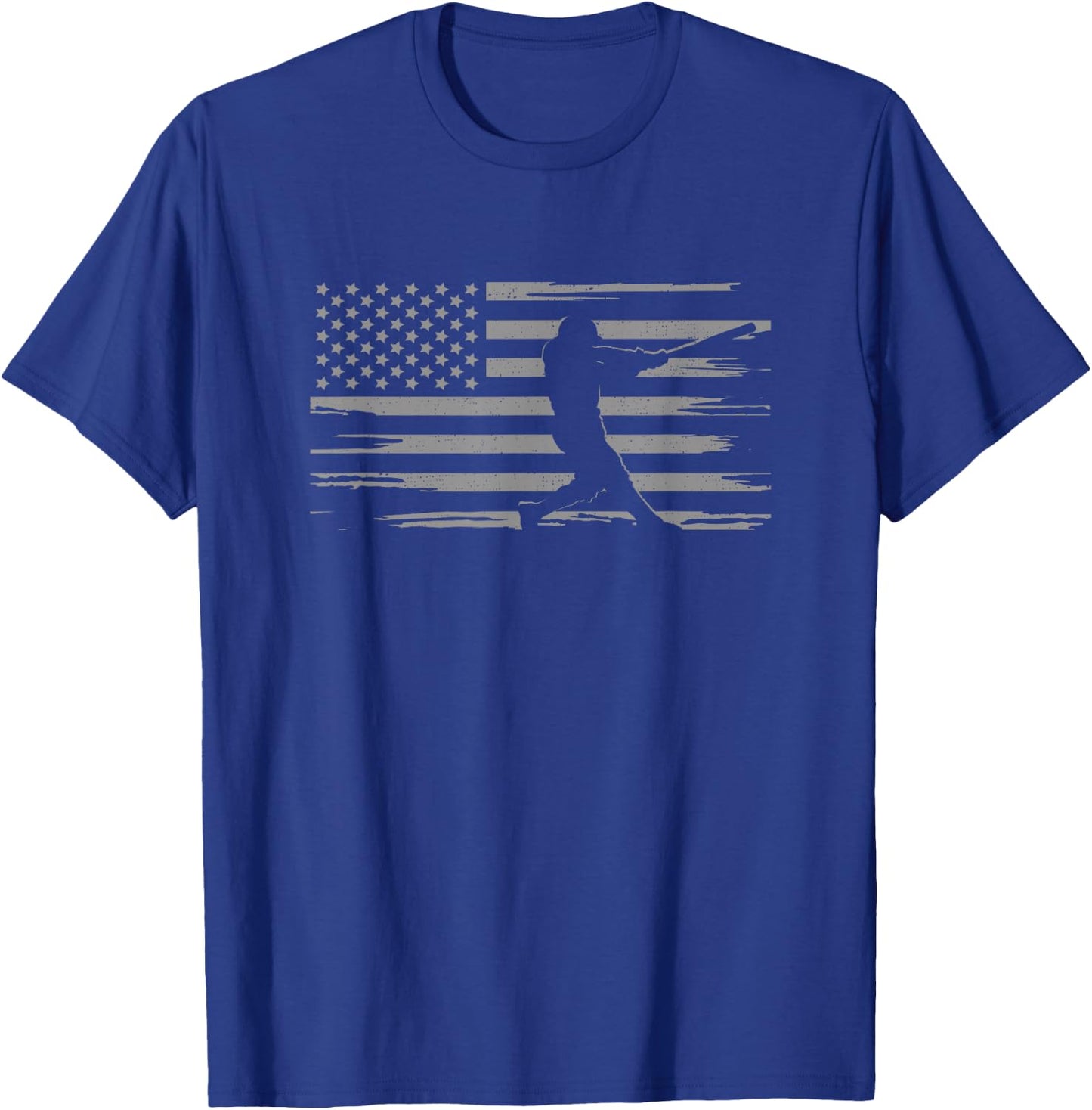 American Flag Baseball Apparel - Baseball T-Shirt - T-Shirt | Royal