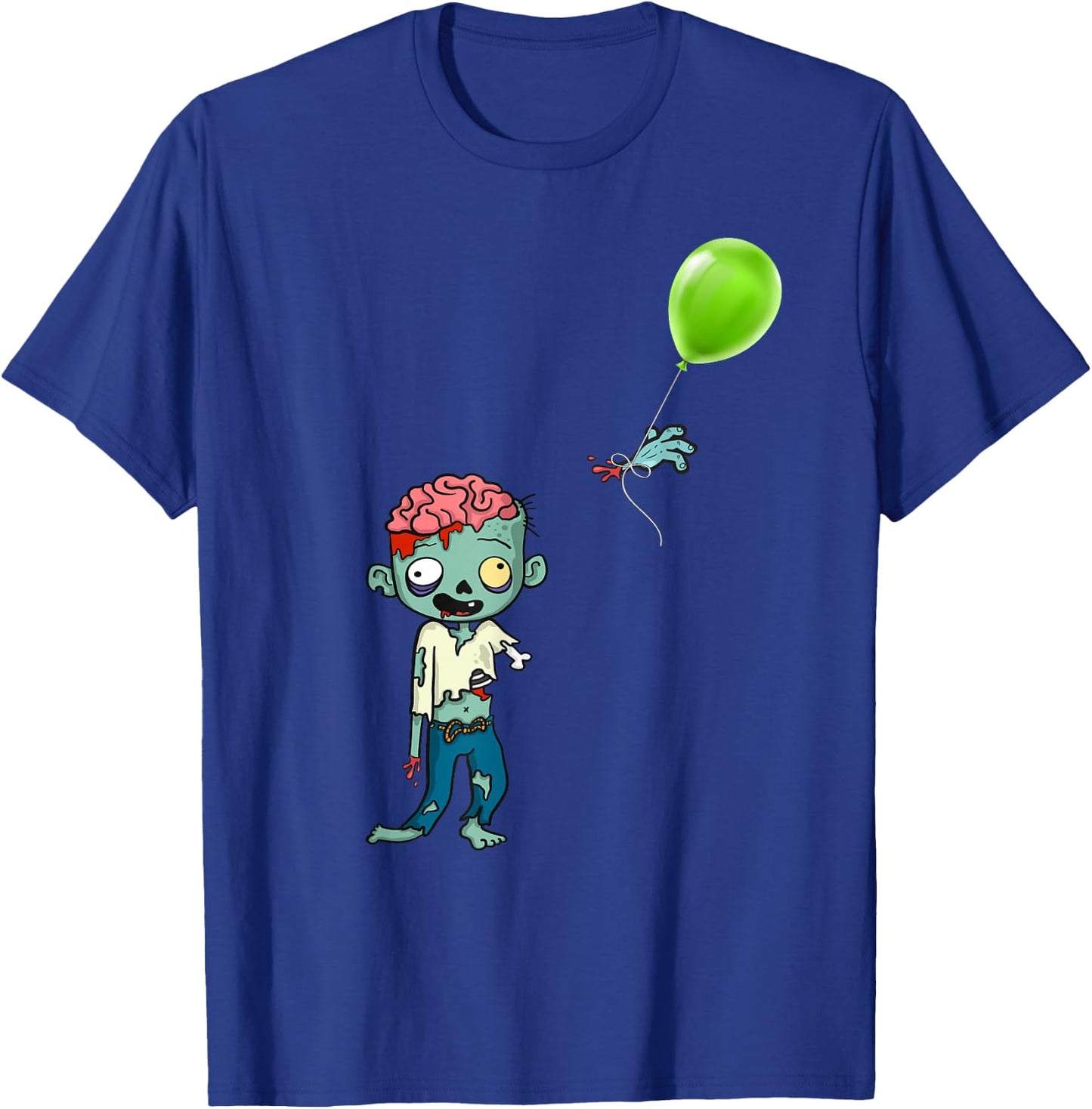 Zombie Birthday Balloon - Funny Cute Zombie Shirt T-Shirt - T-Shirt | Royal