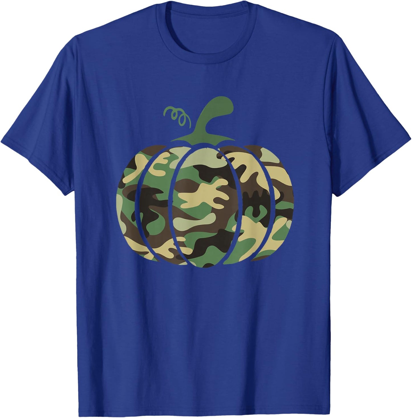 Camo Pumpkin Halloween camo Camouflage Pumpkin Camo T-Shirt - T-Shirt | Royal