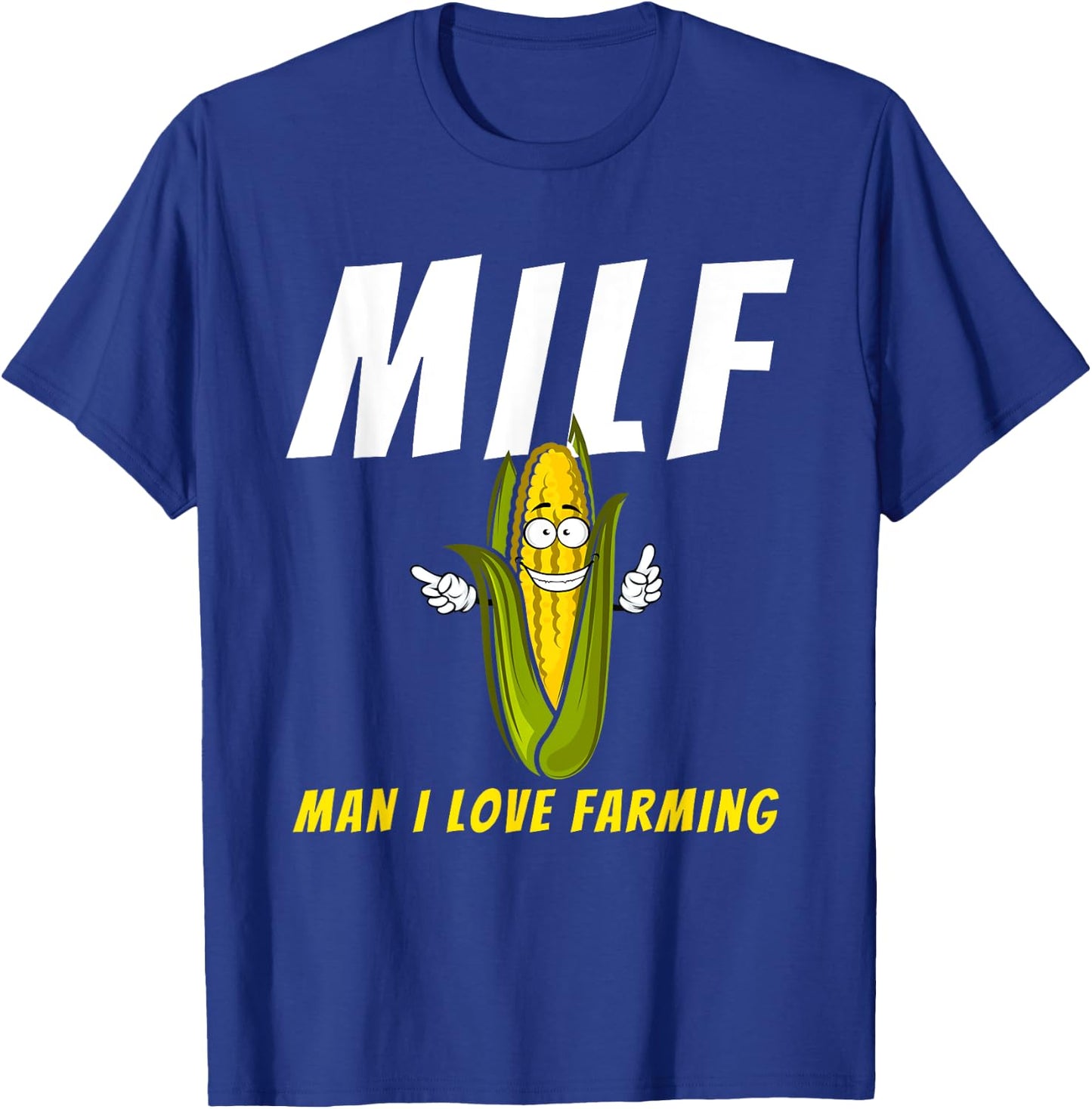 Man I Love Farming - Farmer & Farming Gift T-Shirt - T-Shirt | Royal