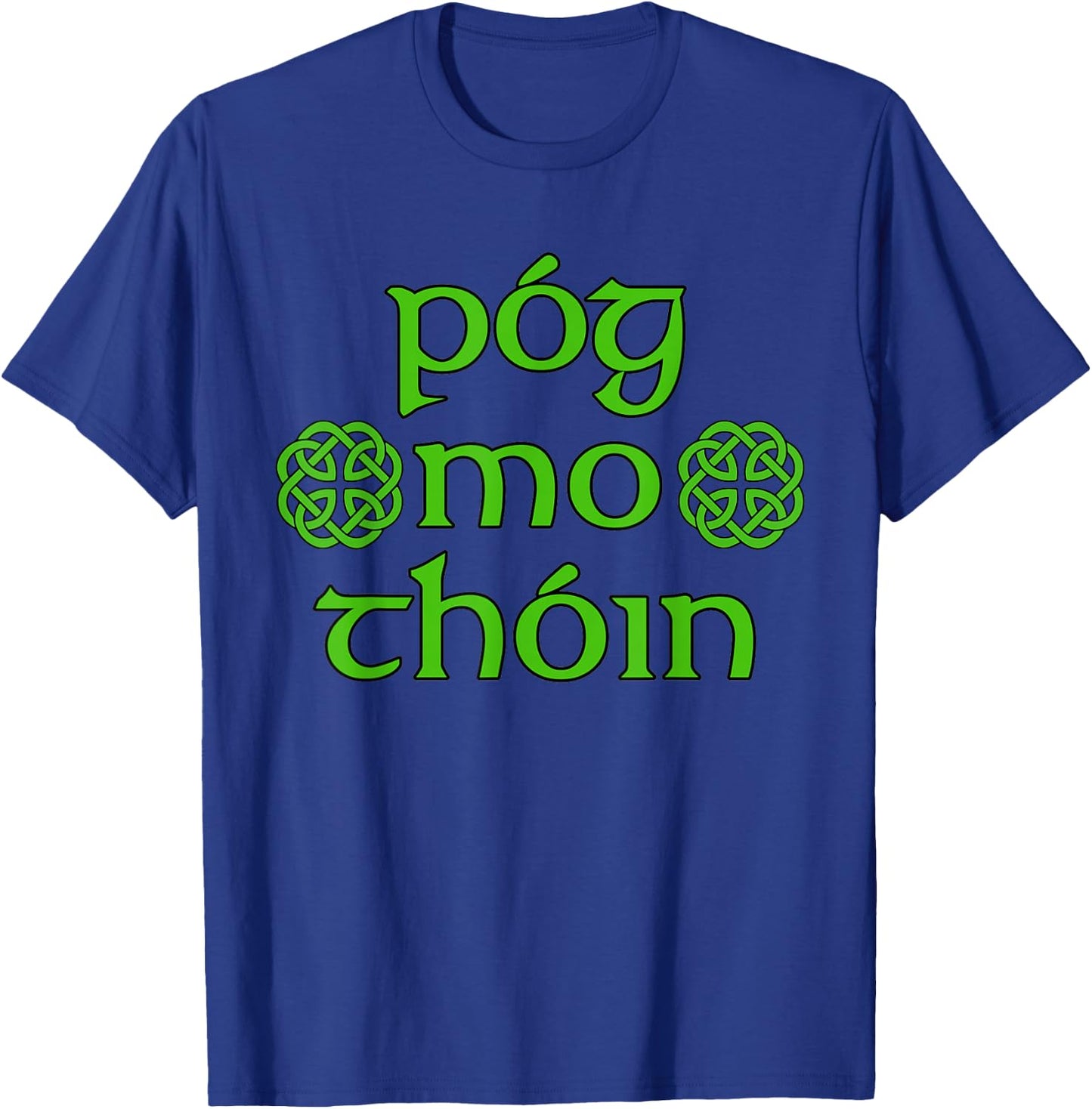 Pg Mo Thin with Celtic Knots by Kats Cabin T-Shirt - T-Shirt | Royal