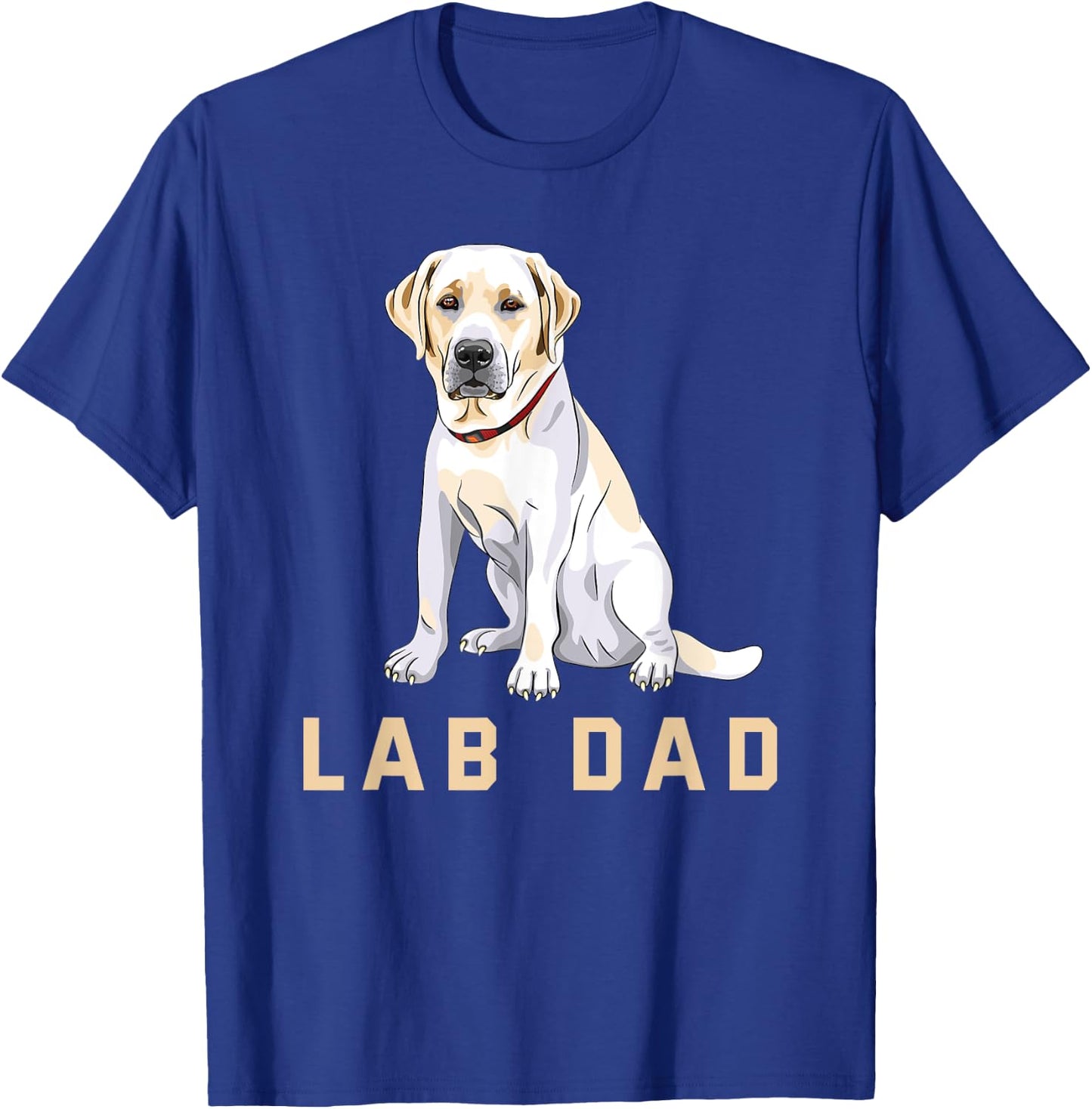 Lab Dad Yellow Labrador Retriever Shirt T-Shirt - T-Shirt | Royal