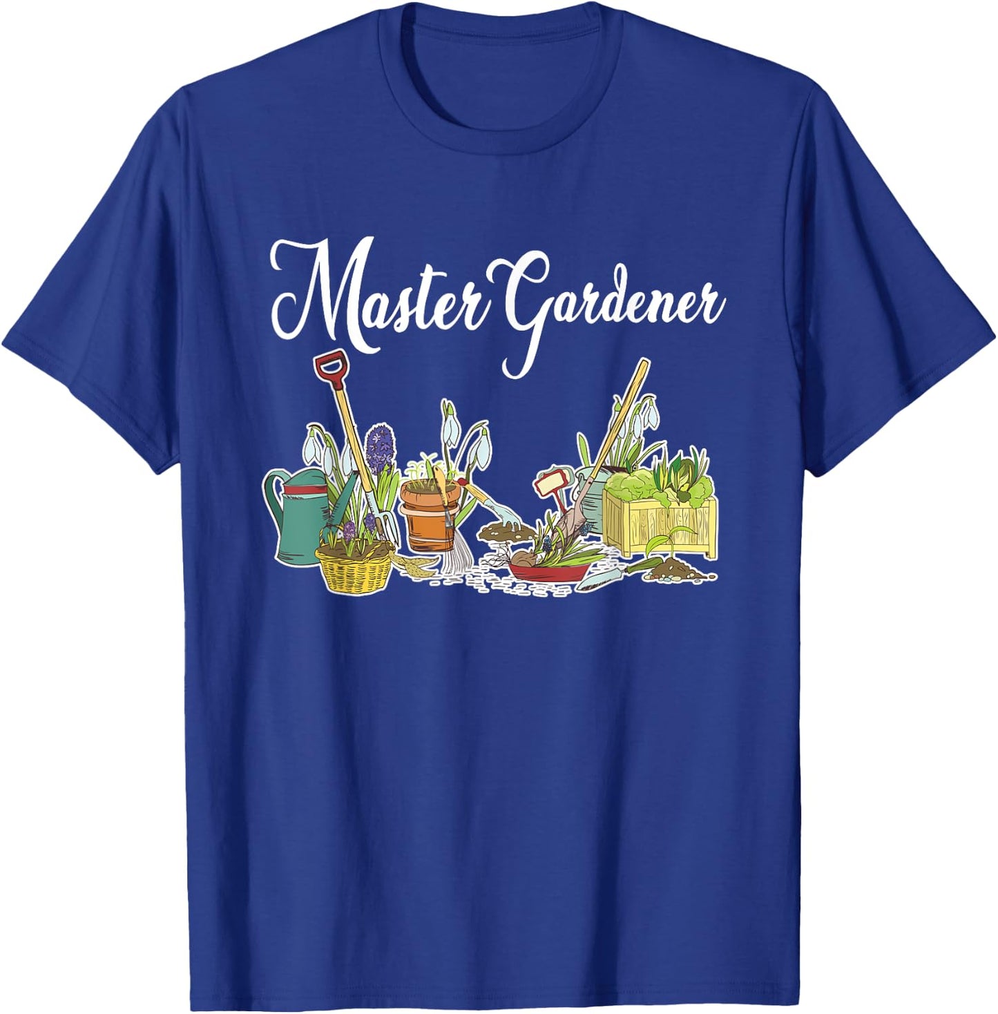 Master Gardener Gardening T-Shirt - T-Shirt | Royal