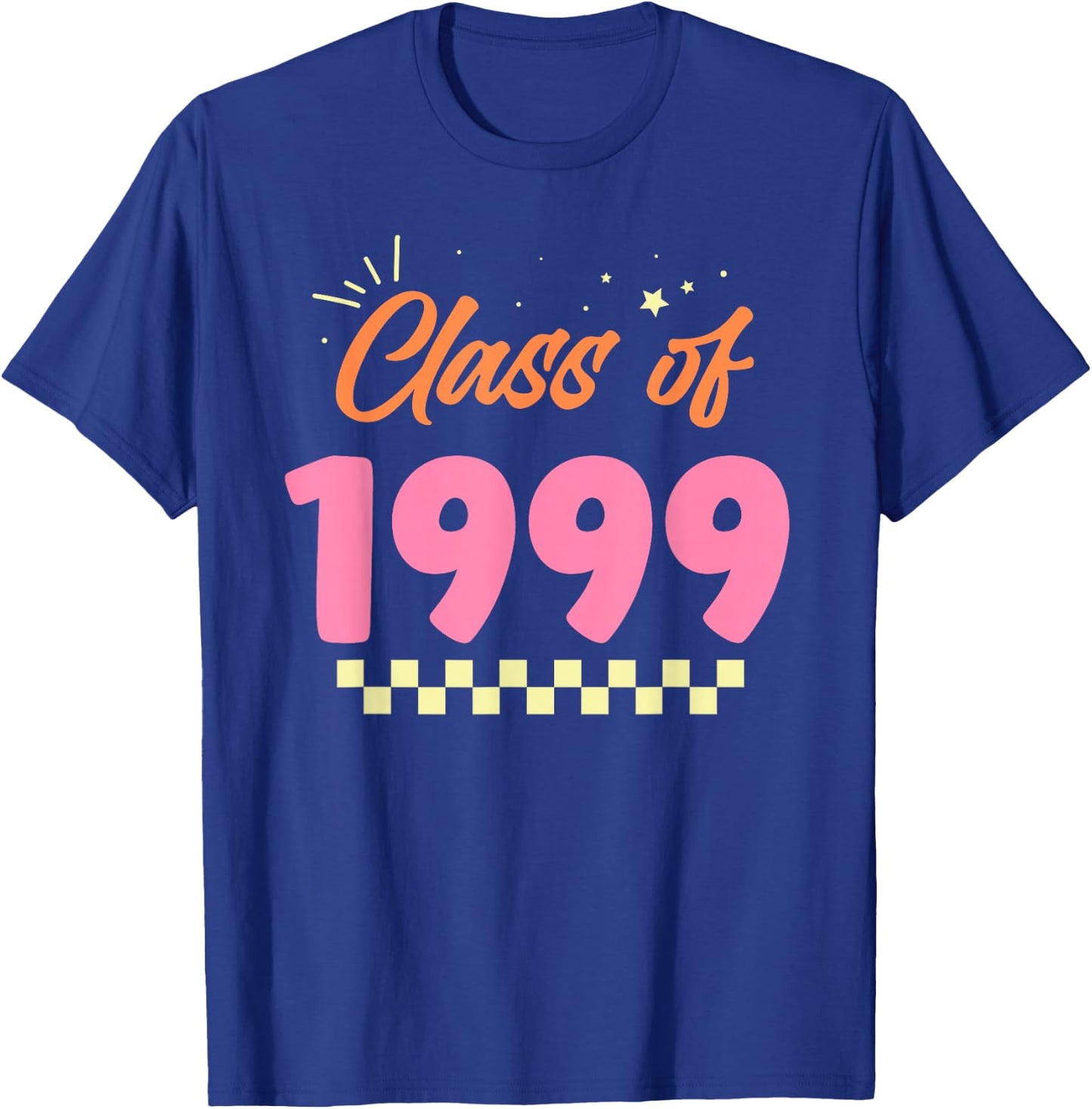 Class Of 1999 Graduation School Meetup Reunion T-Shirt - T-Shirt | Royal
