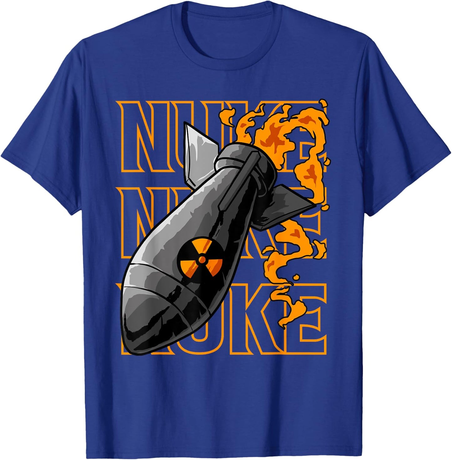 Atomic Bomb Nuclear Mushroom Fission Physicists Gift T-Shirt - T-Shirt | Royal