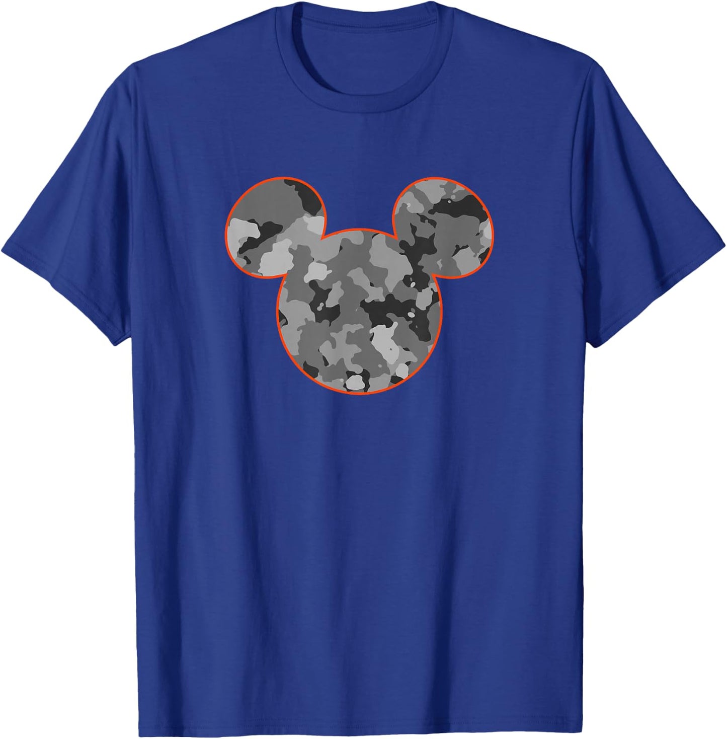 Disney Mickey and Friends Camouflage Mickey Ears Logo T-Shirt - T-Shirt | Royal