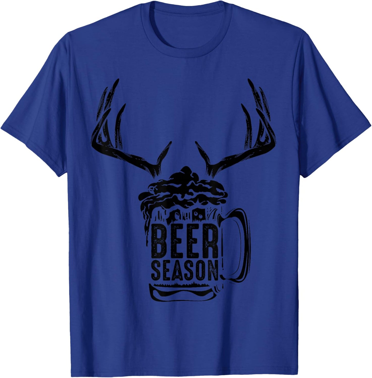 Beer Season | X-mas Animal Hunting Beer Drinkers Gift T-Shirt - T-Shirt | Royal