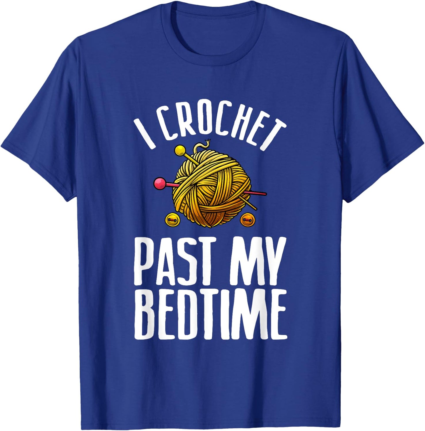 Funny Crochet Gift Crocheter Cool Quilting Crocheting Small T-Shirt - T-Shirt | Royal