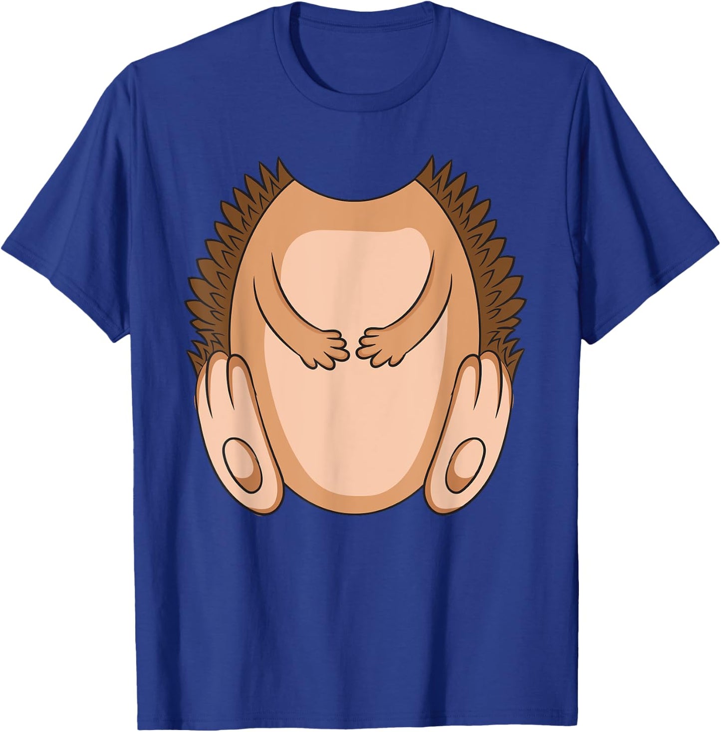 Hedgehog Costume Halloween Easy Lazy Animal Cosplay Outfit T-Shirt - T-Shirt | Royal