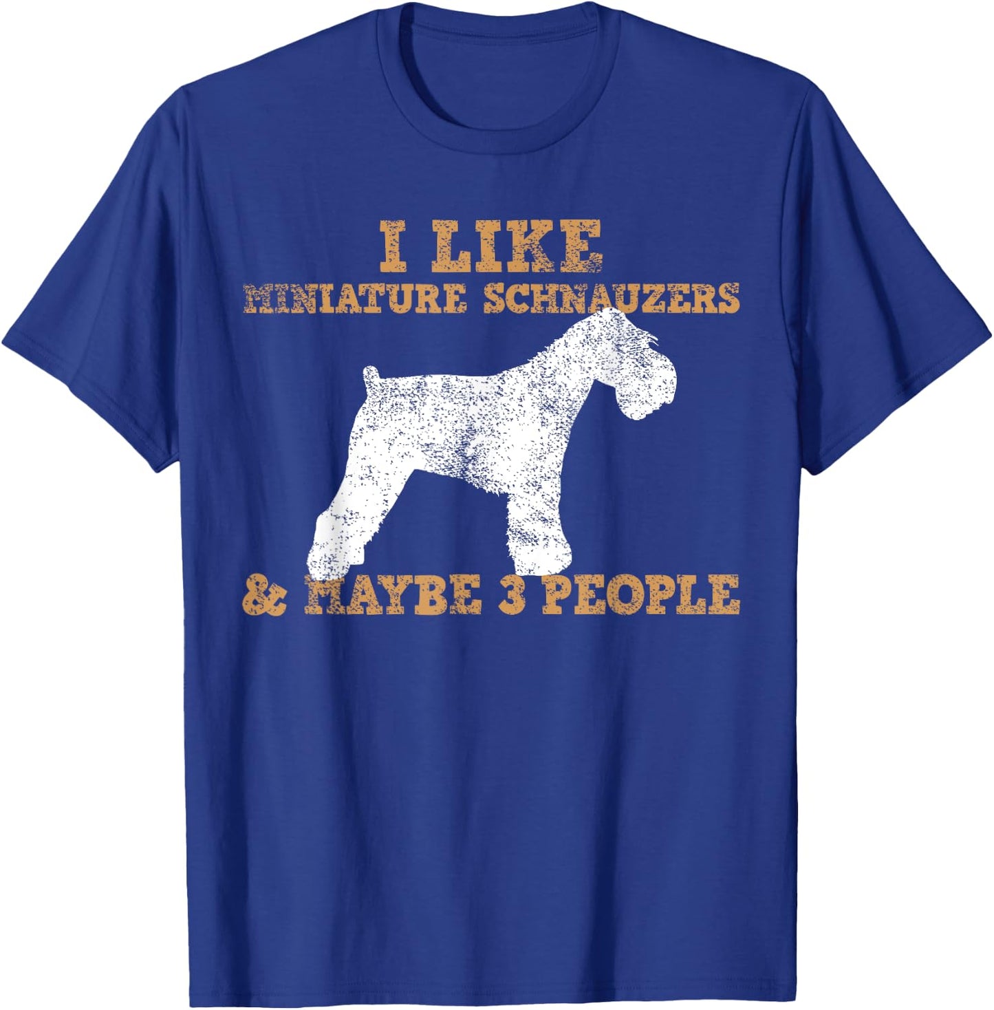 Miniature Schnauzer T-Shirt - T-Shirt | Royal