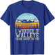 I Wonder If Walleye Think About Me Too T-Shirt - T-Shirt | Royal