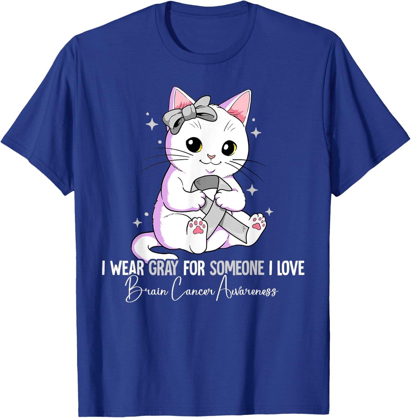 Brain Cancer Awareness T-Shirt - T-Shirt | Royal