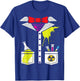 Mad Scientist Costume Halloween Carnival Science Chemistry T-Shirt - T-Shirt | Royal
