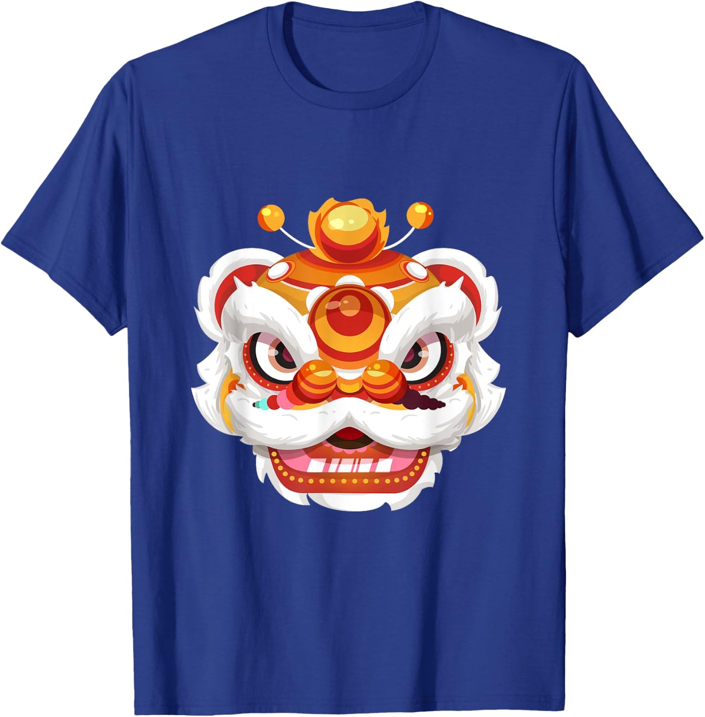 Chinese Celebration Festival New Year Lion Dance Costume T-Shirt - T-Shirt | Royal