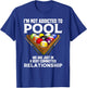 Funny Pool Player Gift Cool Addicted To Billiards T-Shirt - T-Shirt | Royal
