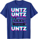 Aesthetic Synthwave Glitch Cassette Rave Festival Minimal T-Shirt - T-Shirt | Royal