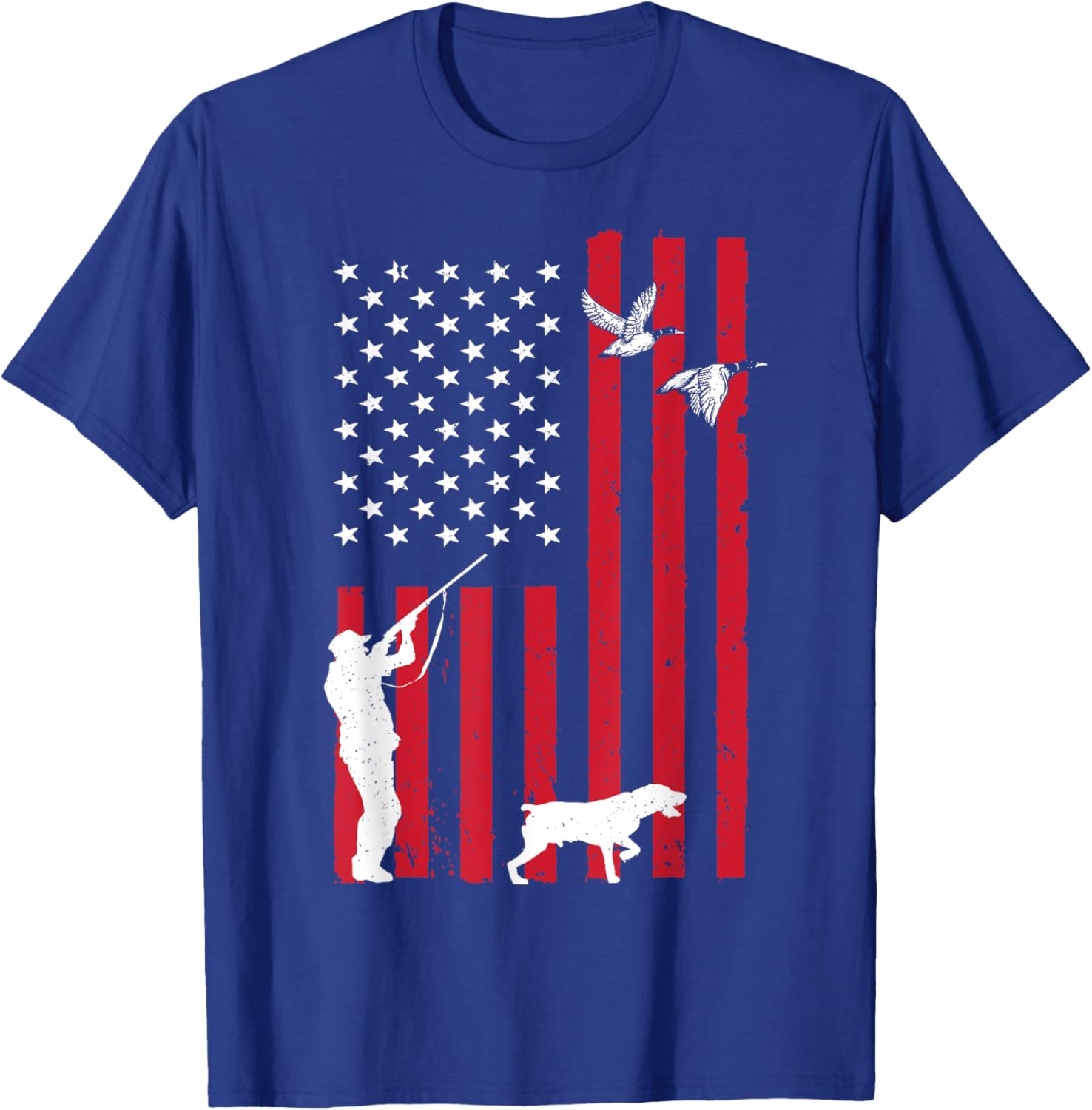 Duck Hunting Art Women Kids Duck Hunter Duck Hunting T-Shirt - T-Shirt | Royal