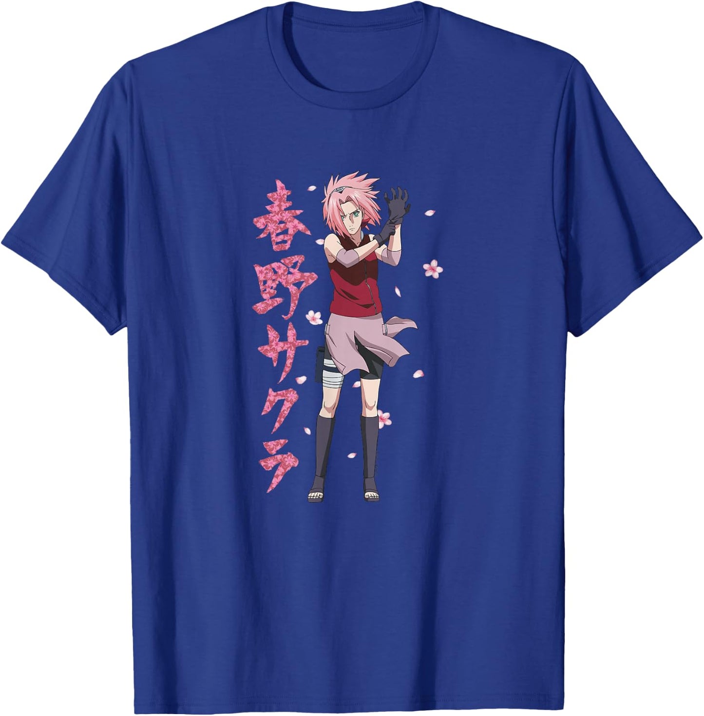 Naruto Shippuden Sakura Cherry Blossoms Anime T-Shirt - T-Shirt | Royal