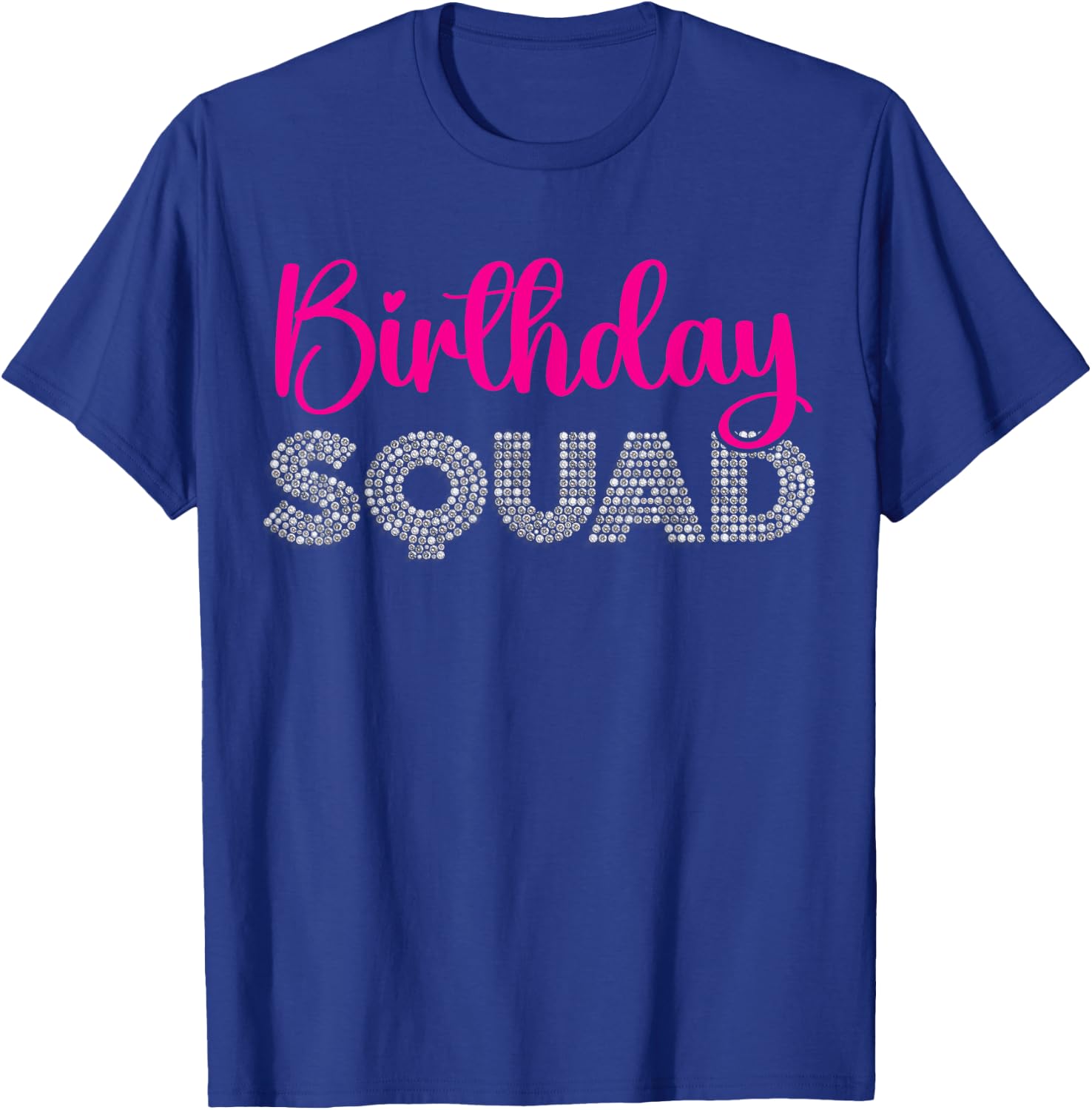 Birthday Squad Party Matching Family Group Funny Bday Gifts T-Shirt - T-Shirt | Royal