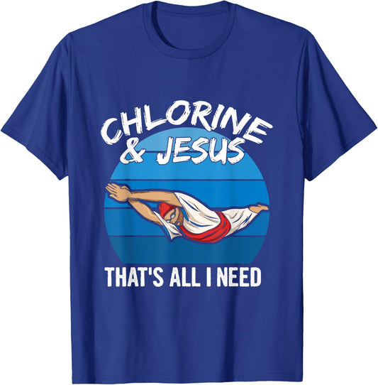 Swim Team Quote for a Swim Team Member T-Shirt - T-Shirt | Royal