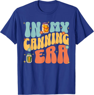 In My Canning Era Cute Retro Food Preservation Homesteading T-Shirt - T-Shirt | Royal