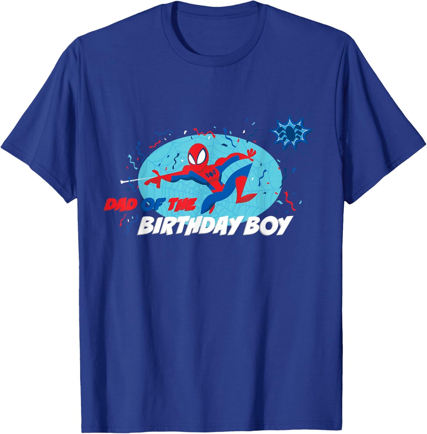Marvel Spider-Man Toon Family Party Dad of the Birthday Boy T-Shirt - T-Shirt | Royal