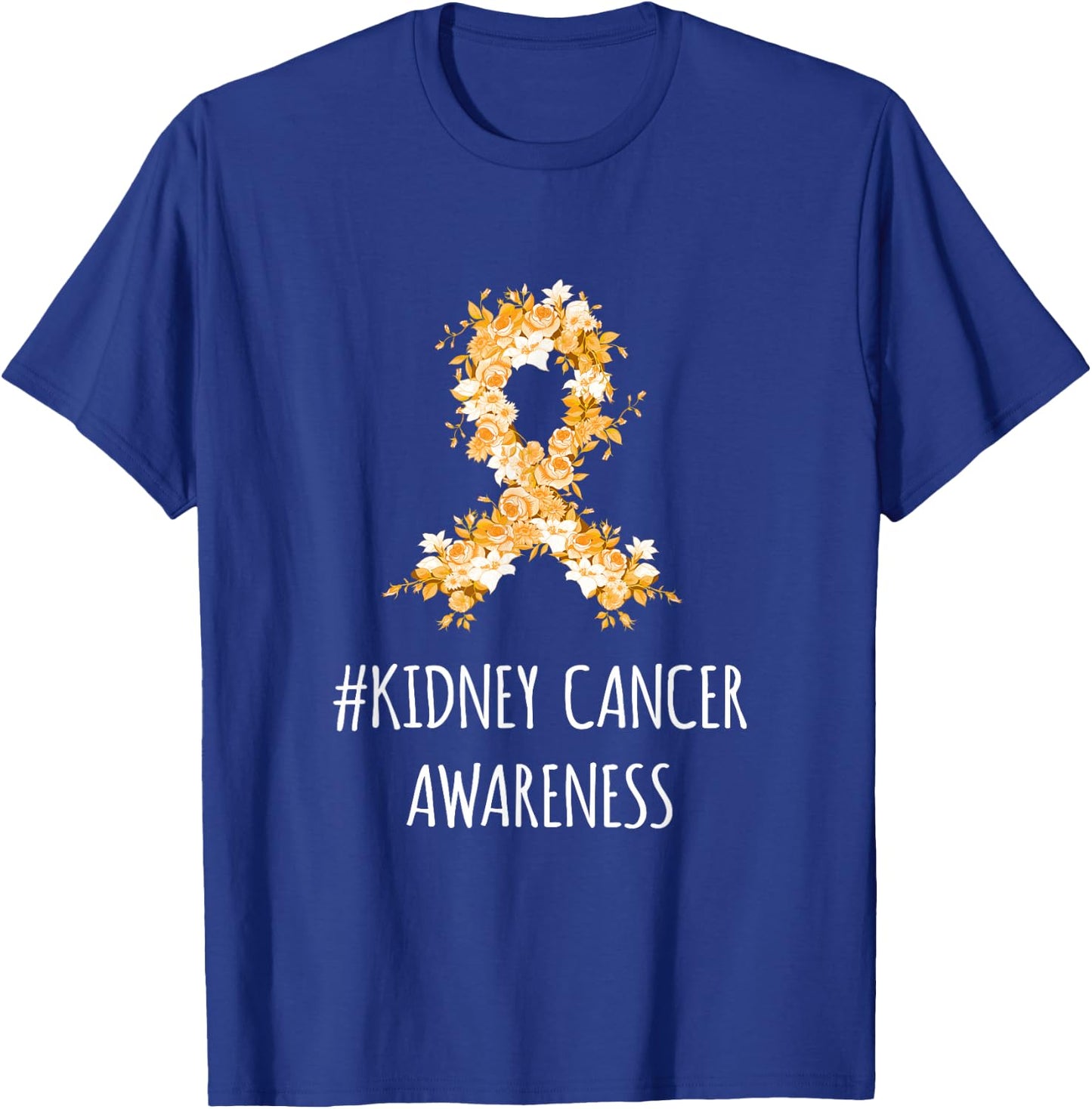 Kidney Cancer Awareness Shirt | Kidney Cancer T-Shirt - T-Shirt | Royal