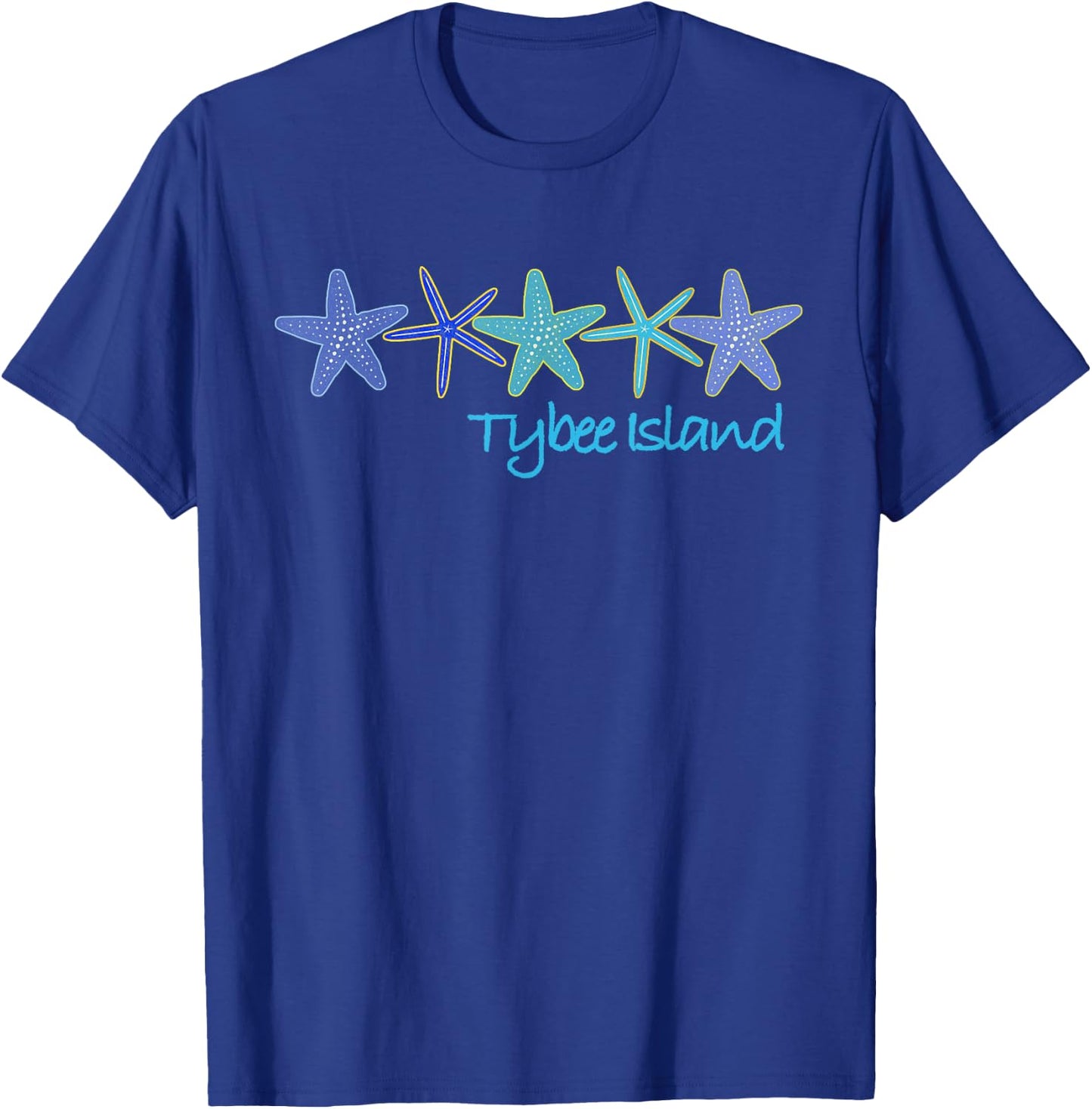 Tybee Island Tropical Vacation Beach T-Shirt - T-Shirt | Royal