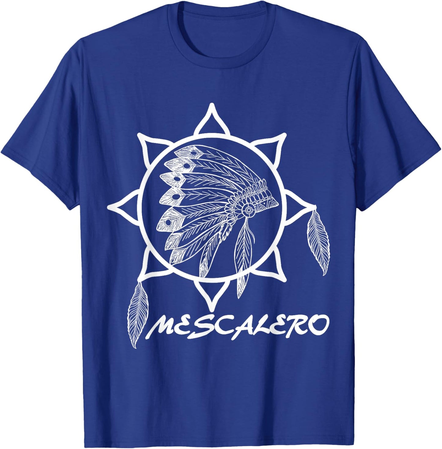 Mescalero Apache Indians - biker, cowboy, Sioux T-Shirt - T-Shirt | Royal