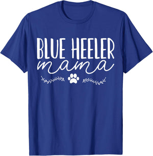 Blue Heeler Mom T-Shirt - T-Shirt | Royal