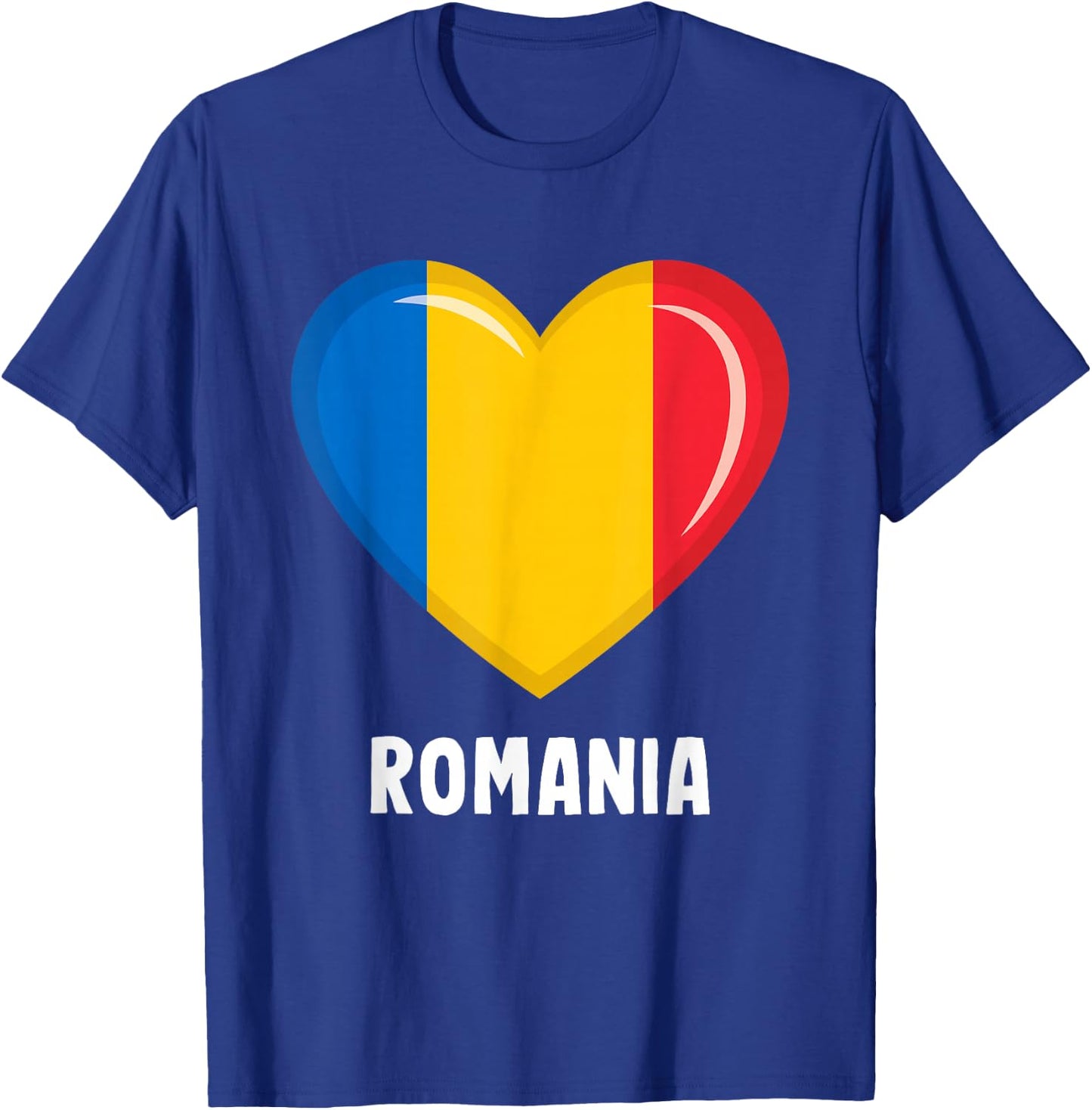 Romania flag jersey, Romanian T-Shirt - T-Shirt | Royal