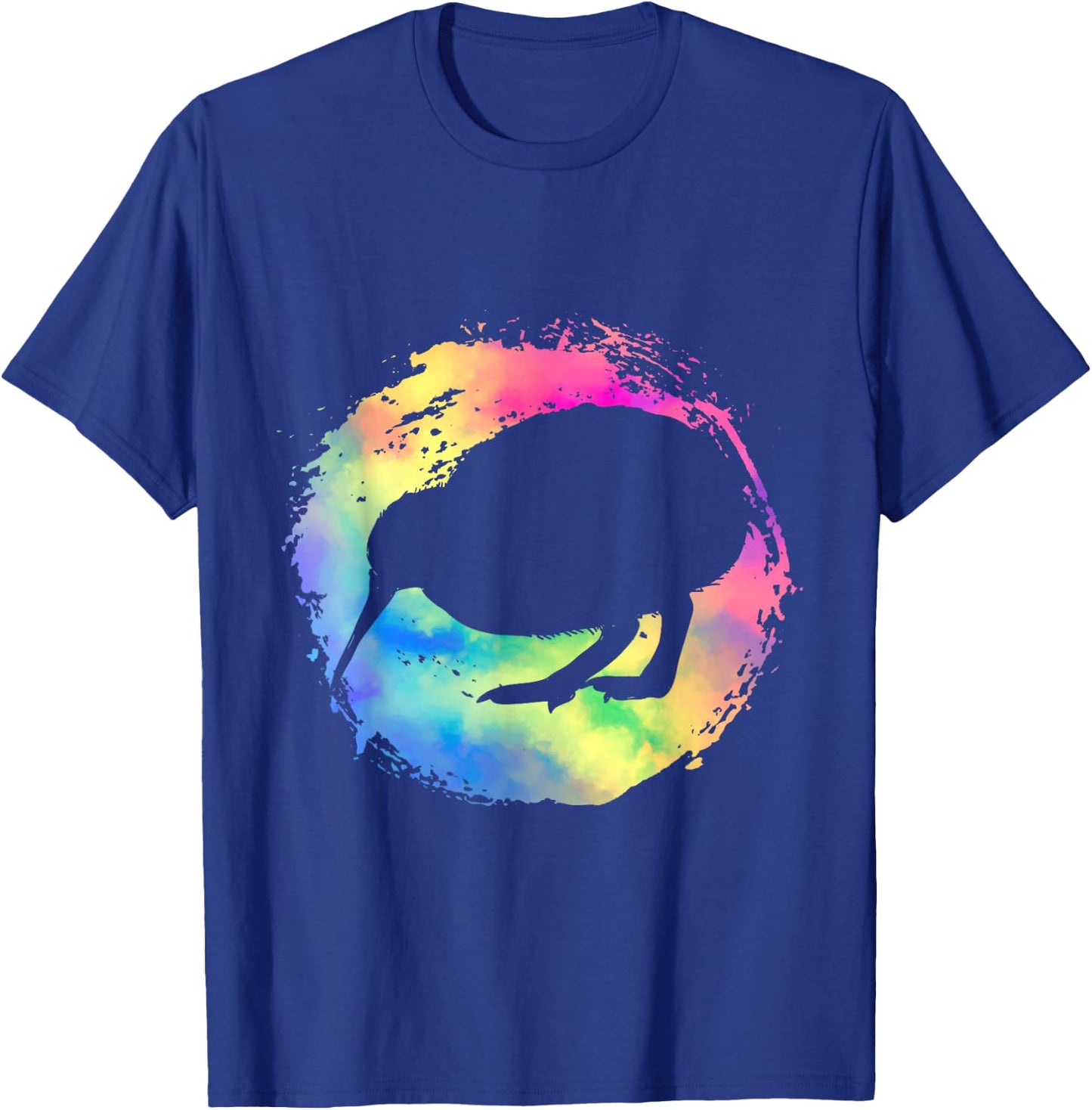 Colorful Kiwi Bird New Zealand T-Shirt - T-Shirt | Royal