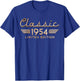 Classic 1954 Limited Edition 70 Year Old Gift 70th Birthday T-Shirt - T-Shirt | Royal