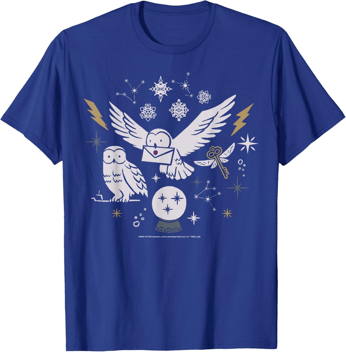 Harry Potter Christmas Winter Owls T-Shirt - T-Shirt | Royal