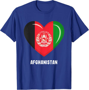 Afghanistan Flag Shirt | Afghanistan T-Shirt - T-Shirt | Royal