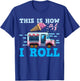 Ice Cream Truck Man T-Shirt - T-Shirt | Royal
