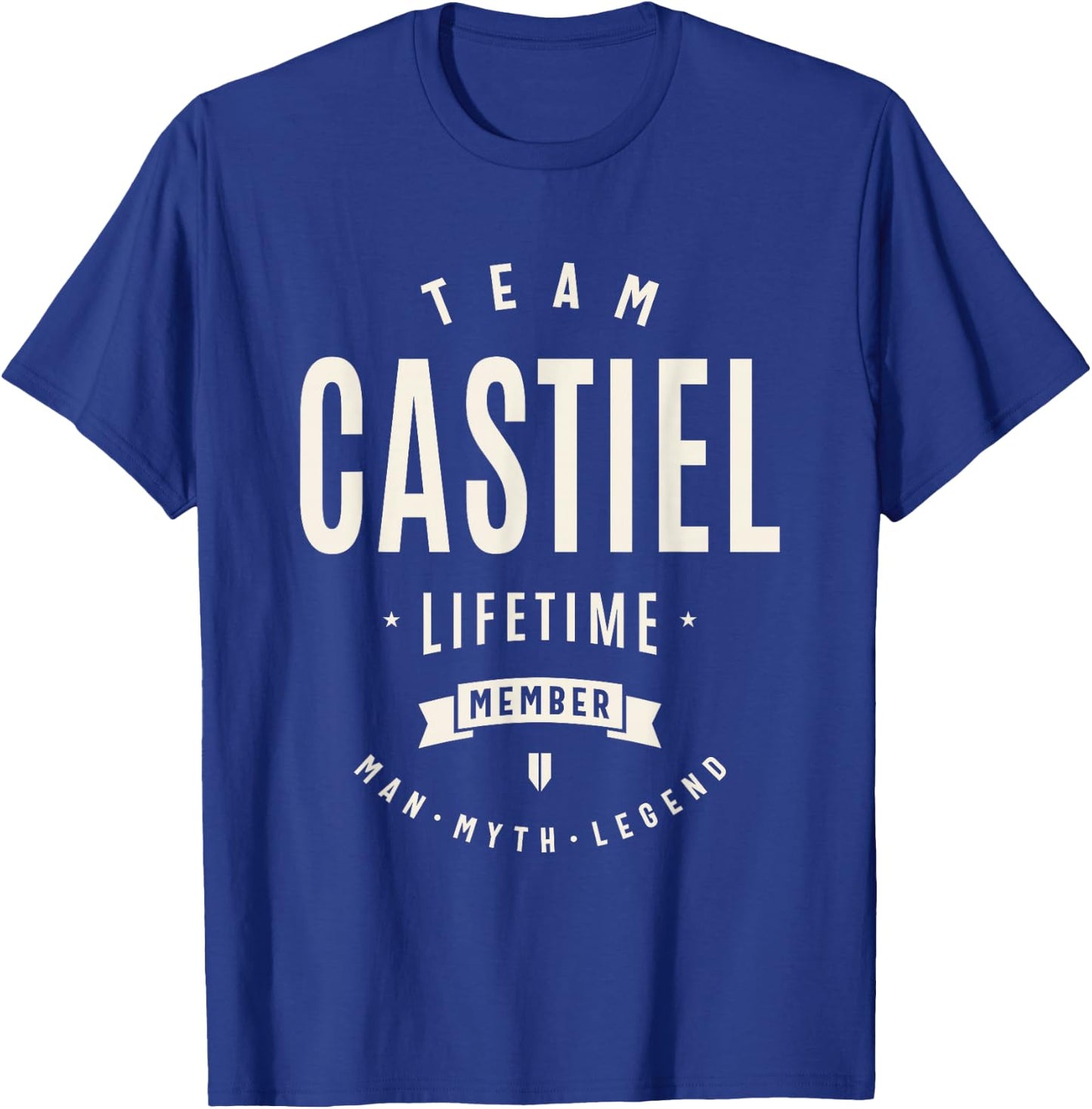 Team Castiel Lifetime Member Funny Name Castiel T-Shirt - T-Shirt | Royal