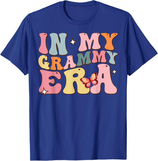In My Grammy Era Lover Groovy Retro Mom Mother's Day T-Shirt - T-Shirt | Royal