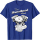 Vintage HD Shovelhead Motorcycle FLH Engine Motor Biker T-Shirt - T-Shirt | Royal