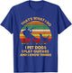 That's What I Do I Pet Dog I Play Guitars And I Know Things Men Women T-Shirt - T-Shirt | Royal