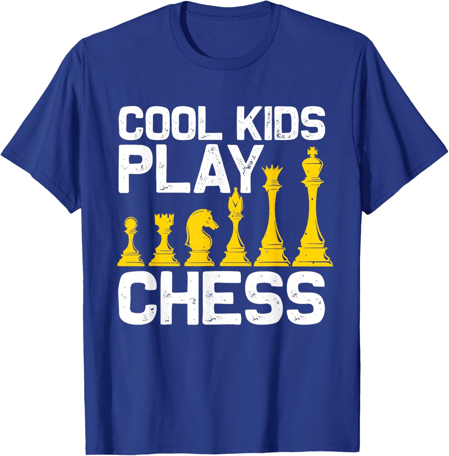 Funny Chess Gift Boys Girls Kids Chess Player Men Women T-Shirt - T-Shirt | Royal