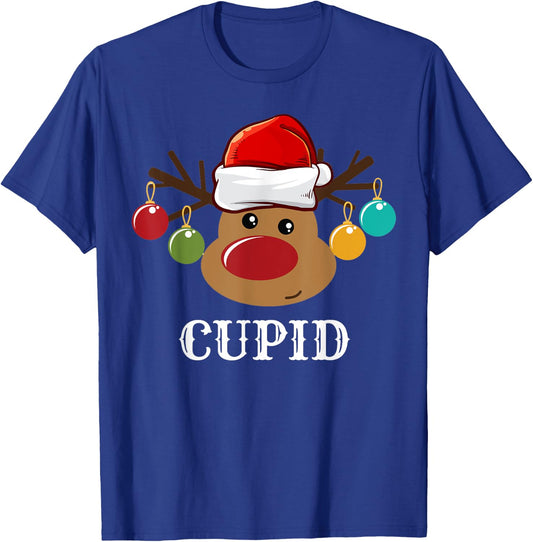 Santa Reindeer Cupid Xmas Group Costume T-Shirt - T-Shirt | Royal